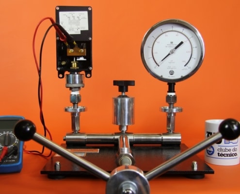 teste hidrostático compressor