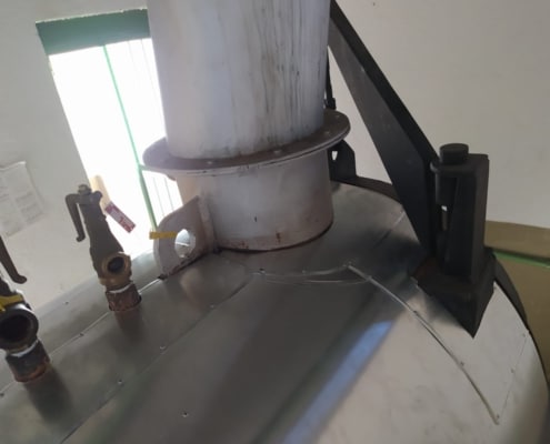 inspeção de caldeira