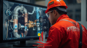 Conjunto de boroscópios e câmeras utilizados em inspeções industriais.