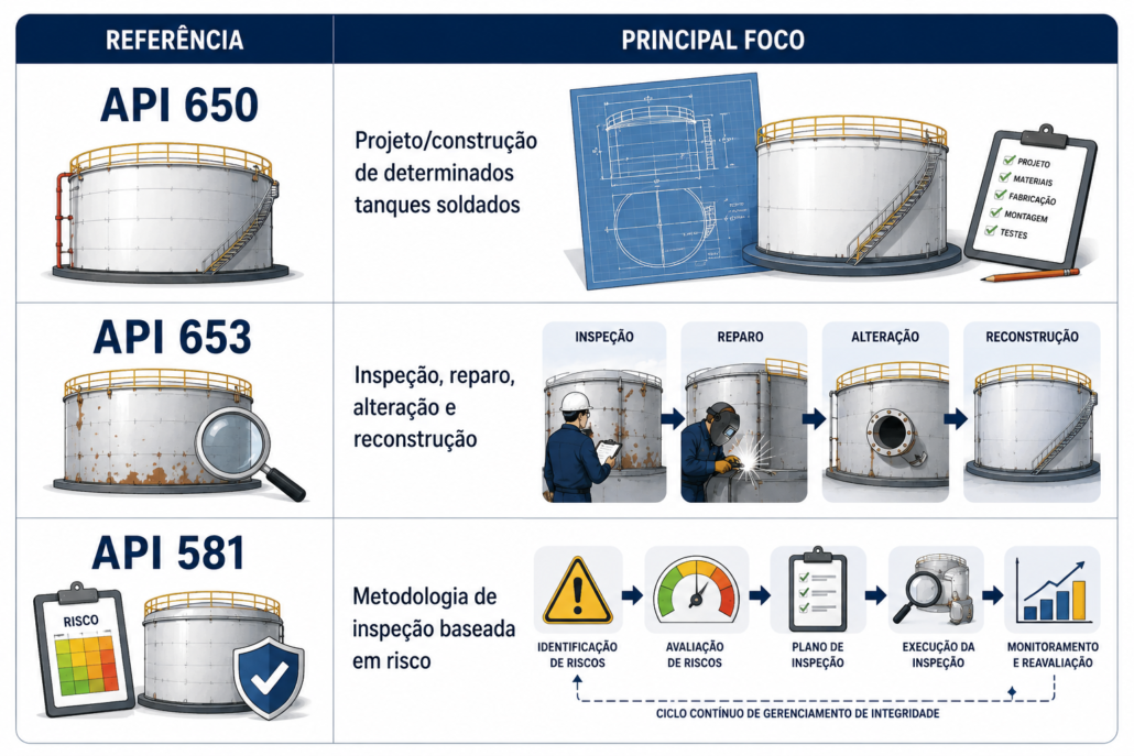 API 653, API 650 e API 581 API 653, API 650 e API 581